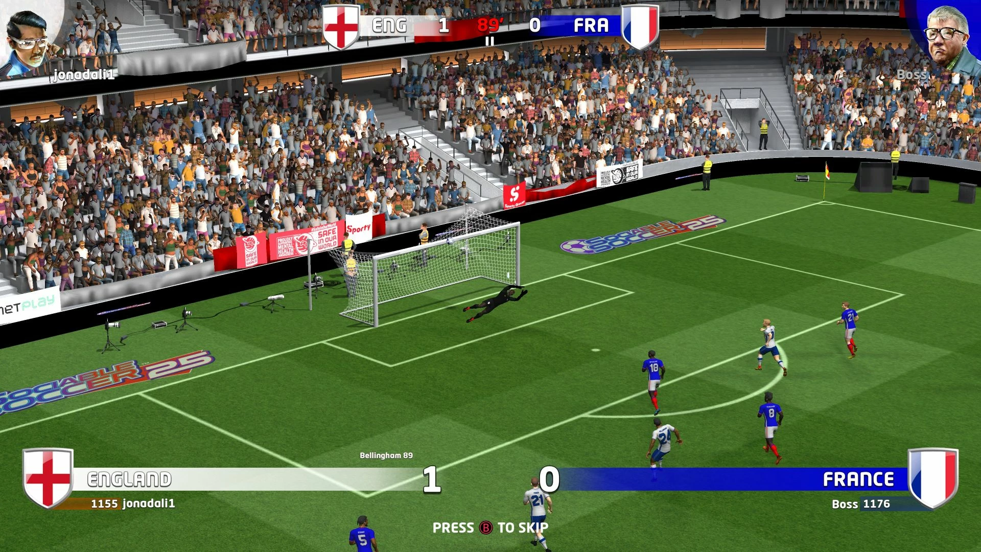 Lojë për Nintendo Switch Tower Studios Sociable Soccer 2025, kod digjital në kuti (CIAB)