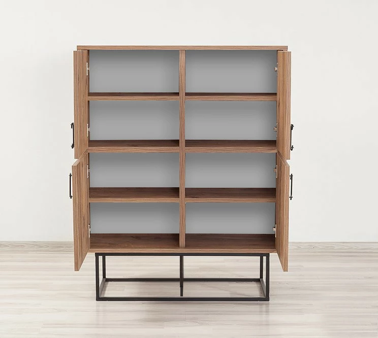 Dollap multifunksional Hanah Home, Quantum Solo, ngjyrë Atlantic Pine dhe e zezë