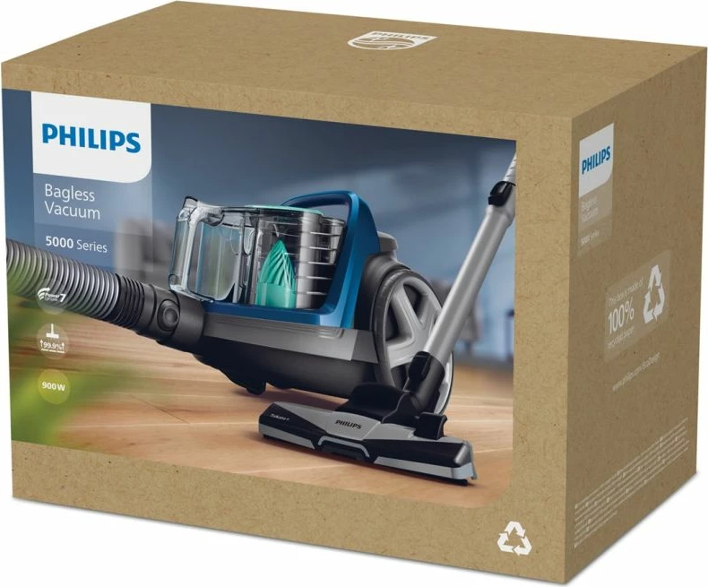 Fshesë elektrike Philips PowerPro Active FC9550/09, opal e gjelbër/zezë