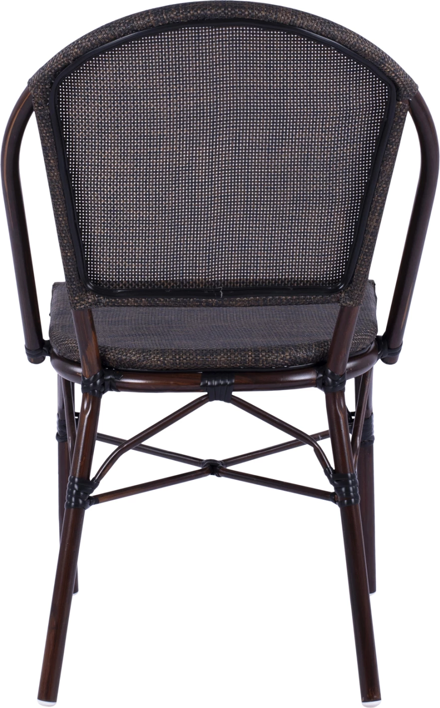 Karrige metalike pamje bambuje, ngjyrë kafe, FH5718, 54x62x89 cm