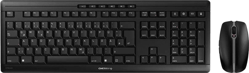 Set tastierë dhe maus, Cherry JD-8500DE-2, GER layout, USB-C karikim, e zezë