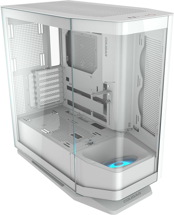 Kasë COUGAR FV270 Midi Tower, Tempered Glass, ATX/E-ATX, RGB, e bardhë