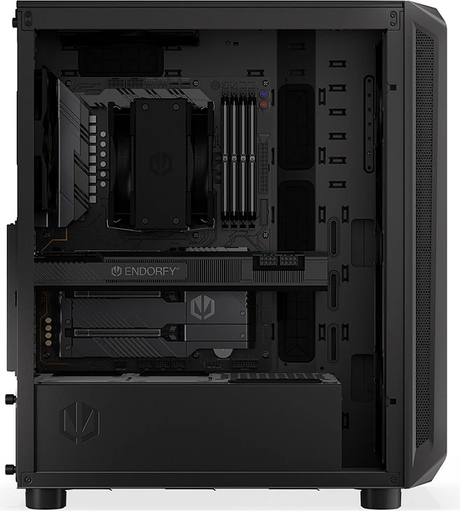 Kasë Endorfy ARX 500 Air TG, Midi Tower, xham i temperuar, e zezë