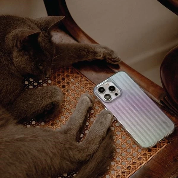 Mbështjellës UNIQ Coehl Linear për iPhone 14, Iridescent