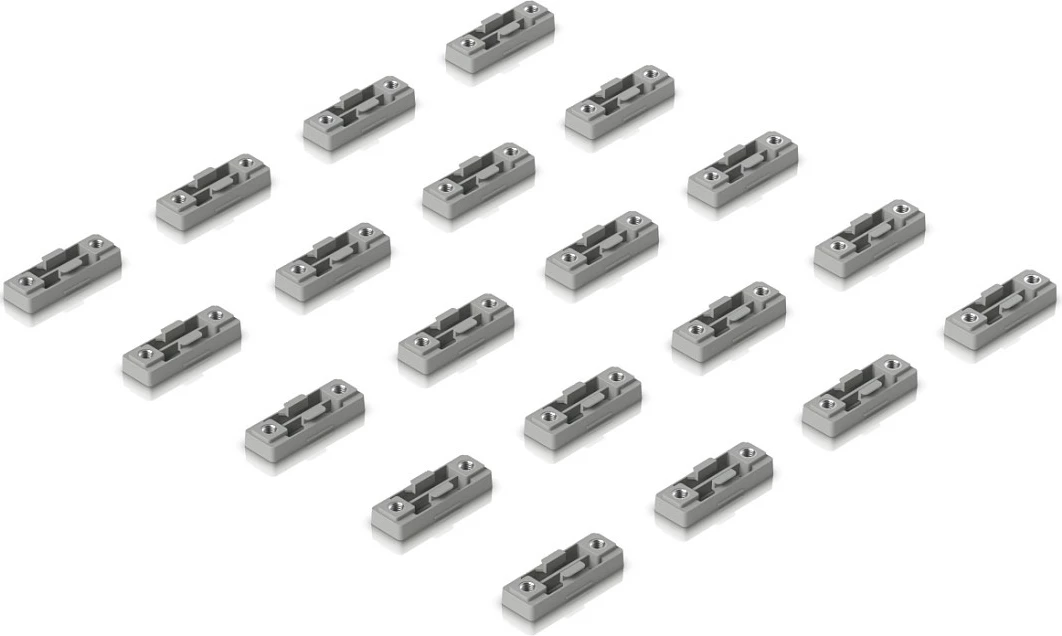 Kit montimi Ubiquiti UACC-RACK-PM-KIT, 1U, çelik inox