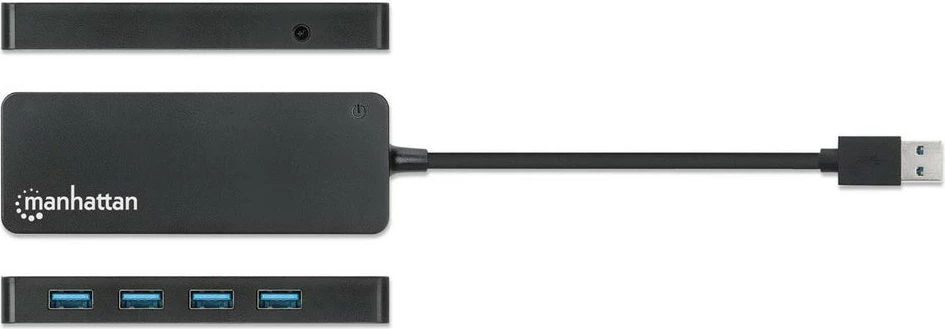 USB hub MANHATTAN 4-Port USB 3.2 Gen 1, 4x USB-A, i zi