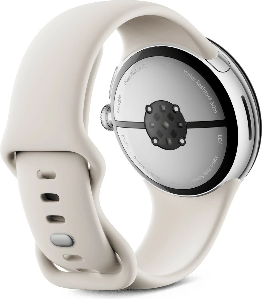 Smartwatch Google Pixel Watch 3, AMOLED, 32 GB, Wi-Fi, GPS, Polished Silver