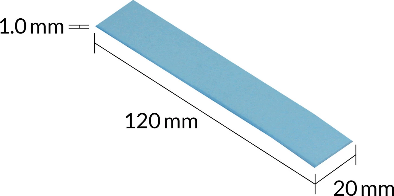 Thermal pad ARCTIC ACTPD00056A, blu