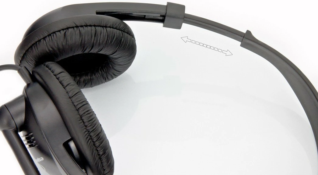 Kufje stereo Esperanza EH115 me mikrofon dhe kontroll të volumit, të zeza