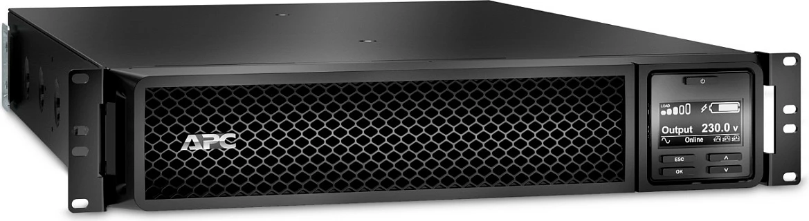 UPS APC Smart-UPS On-Line SRT1500RMXLI-NC, 1500VA/1500W, Rackmount 2U, 6x C13, me NMC, e zezë