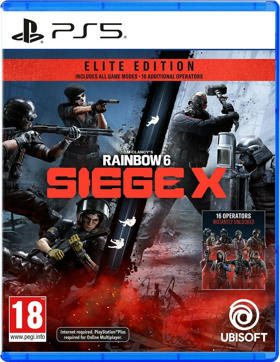 Lojë PS5, Ubisoft, Tom Clancy's Rainbow Six Siege X Elite Edition, Blu-ray, anglisht me titra polonisht, PEGI 18