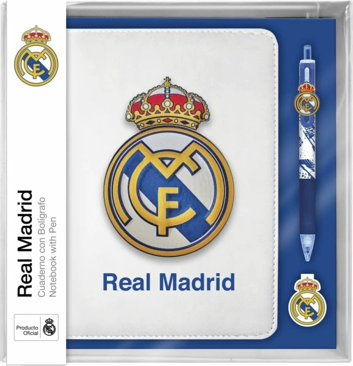 Set fletore me stilolaps Real Madrid RM00021, shumëngjyrësh