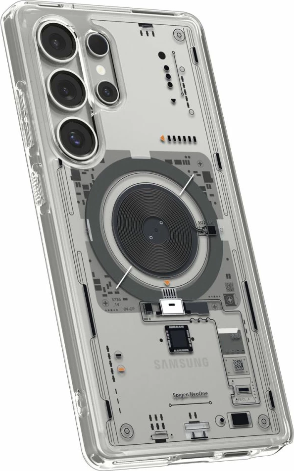 Mbështjellës Spigen Ultra Hybrid Mag për Samsung Galaxy S25 Ultra, Transparent
