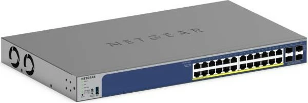 Switch NETGEAR GS728TXP, 28-Port, PoE, Gigabit/10G, Stackable