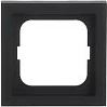 Kornizë për prizë/ndërprerës Busch-Jaeger 1754-0-4419, 1 modul, 80x80mm, e zezë