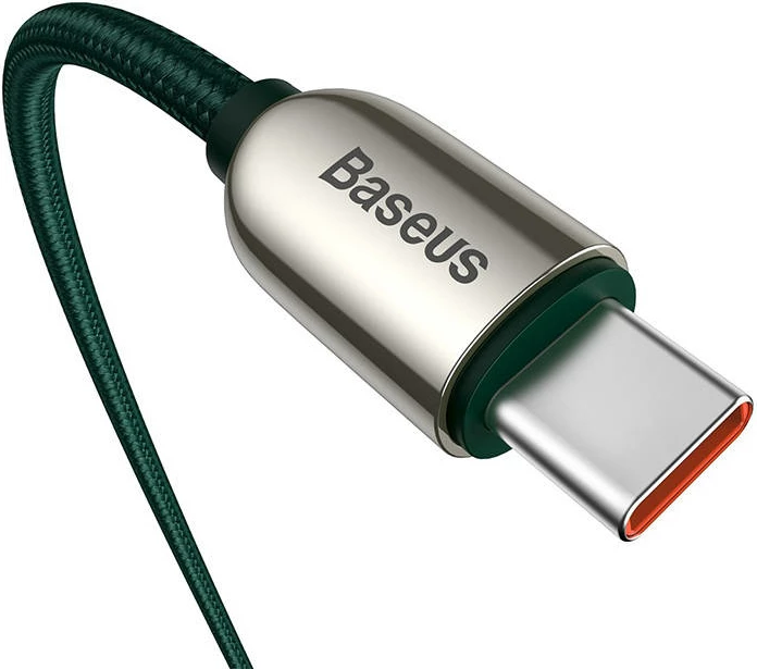 Kabllo USB-C në USB-C Baseus CATSK-B06, 1m, 100W, e gjelbër