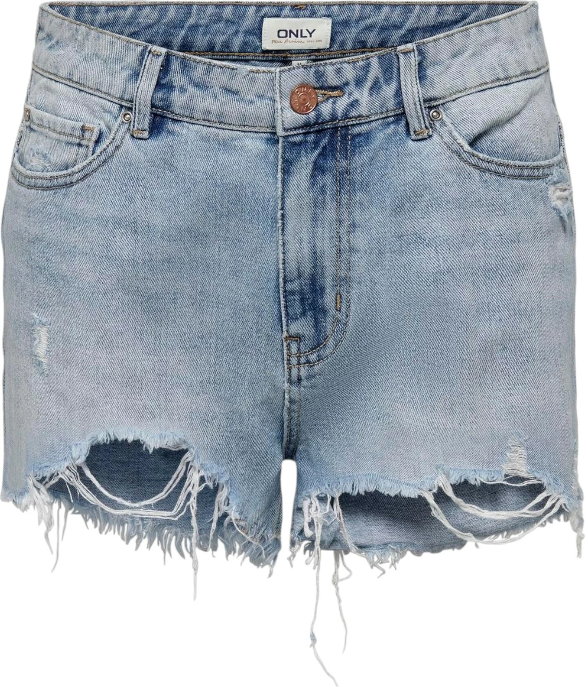 Shorce xhinsi për femra Only ONLPACY HW DNM 15256232, blu e çelët