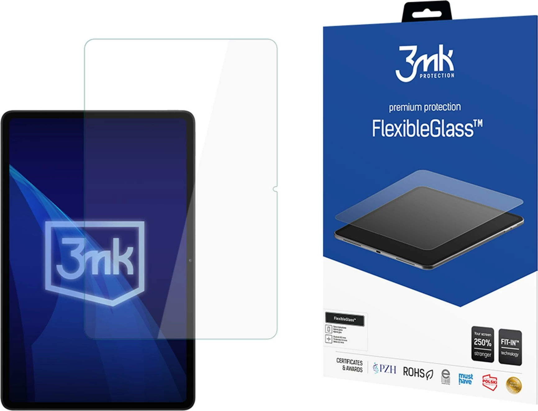Mbrojtës ekrani hibrid 3mk FlexibleGlass për Xiaomi Redmi Pad 2 Pro, set aplikimi