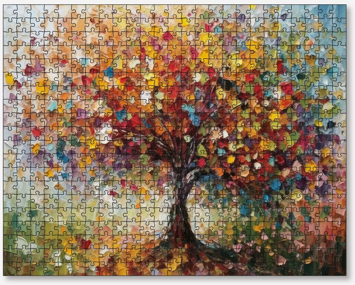 Puzzle 500 copë, Evila Originals, shumëngjyrësh, PZL_0106_500
