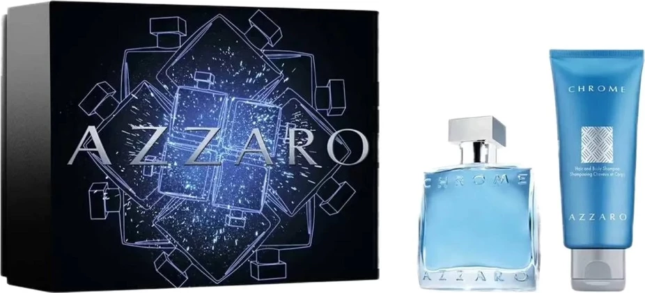 Eau de Toilette set për meshkuj Azzaro Chrome 50ml + xhel dushi 75ml