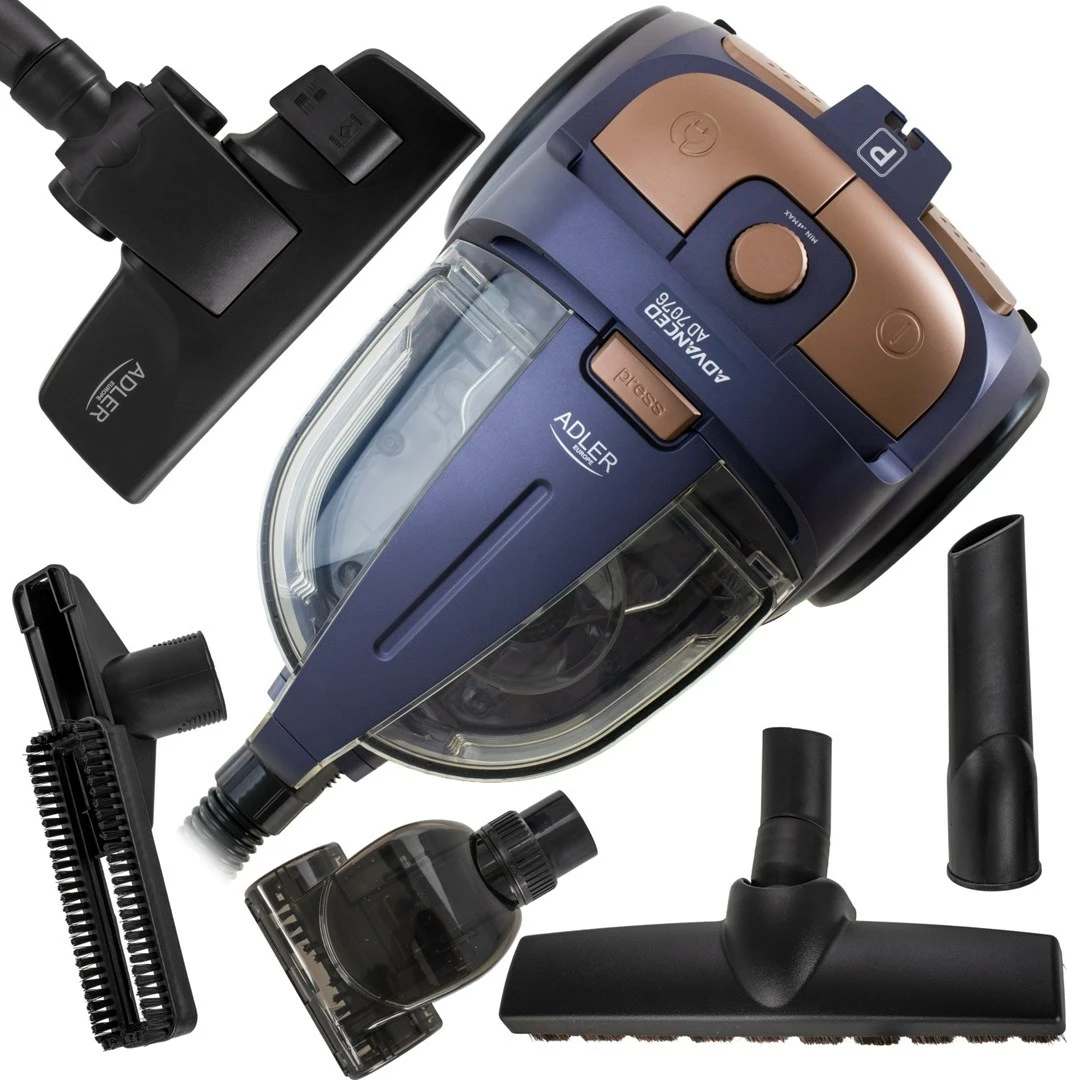 Fshesë me korrent Adler AD 7076, pa qese, HEPA, vjollcë