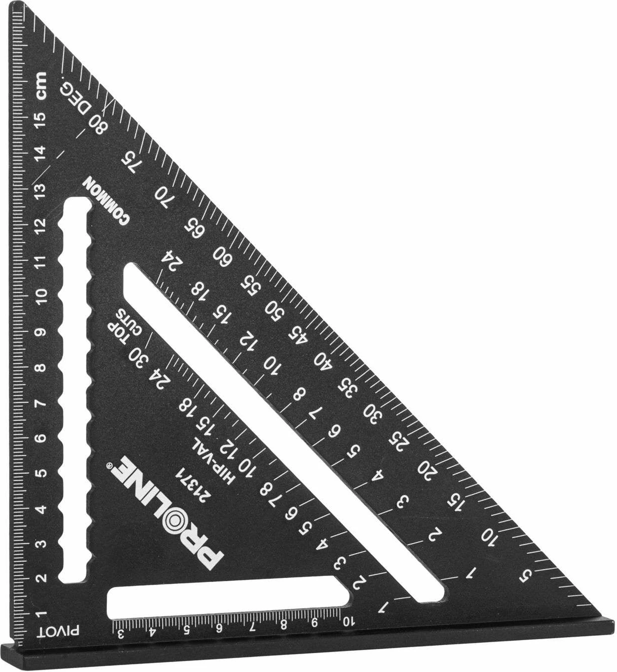 Këndore marangozie me bazë PROLINE 21371, 175 mm, alumin 4.6 mm