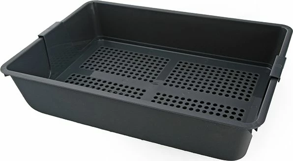 Kuti rëre për mace Savic me grilë sitëse 42x30x10 cm, ngjyrë e rastësishme