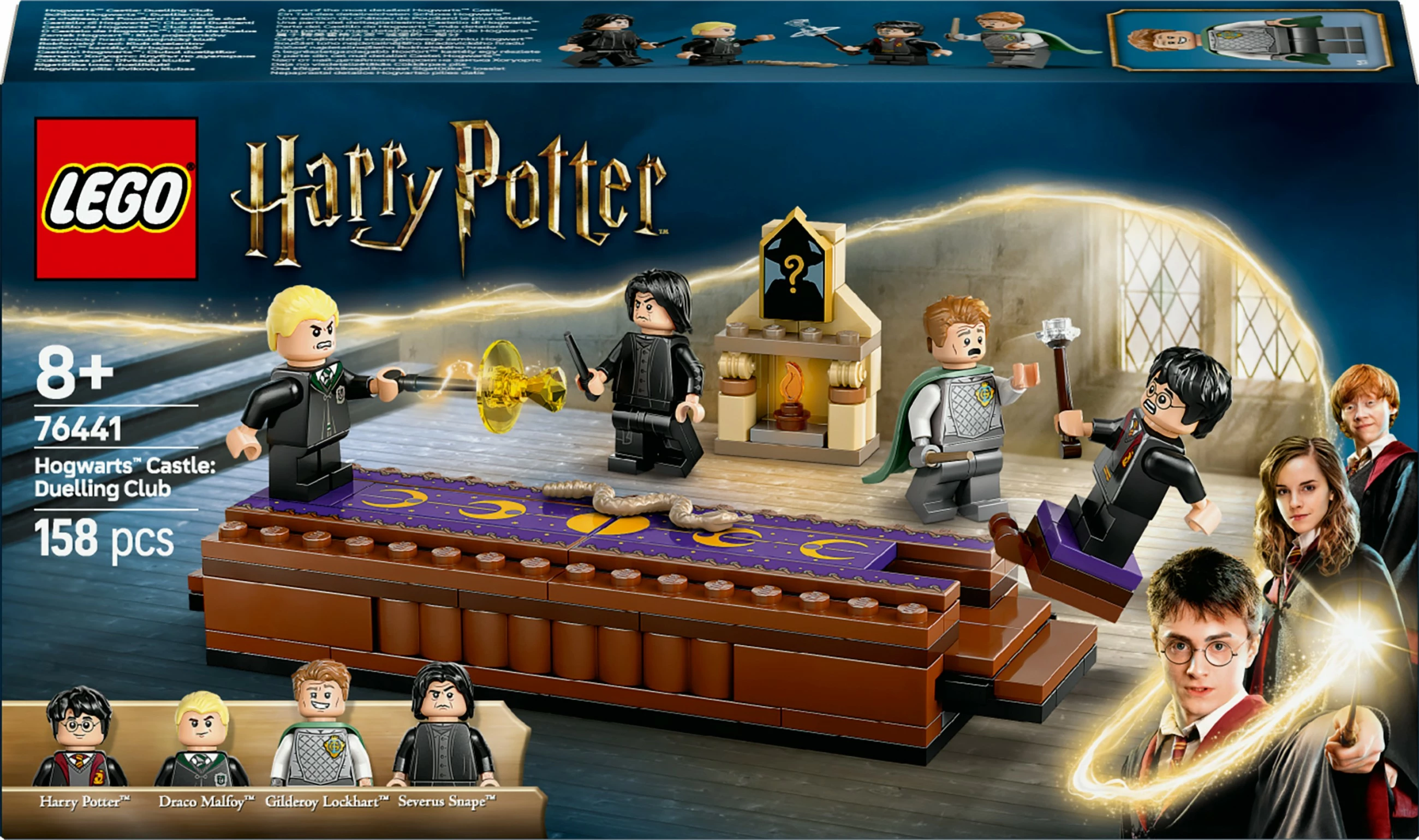 Set ndërtimi LEGO Harry Potter 76441, Schloss Hogwarts Duellierclub, 158 pjesë, multikolor