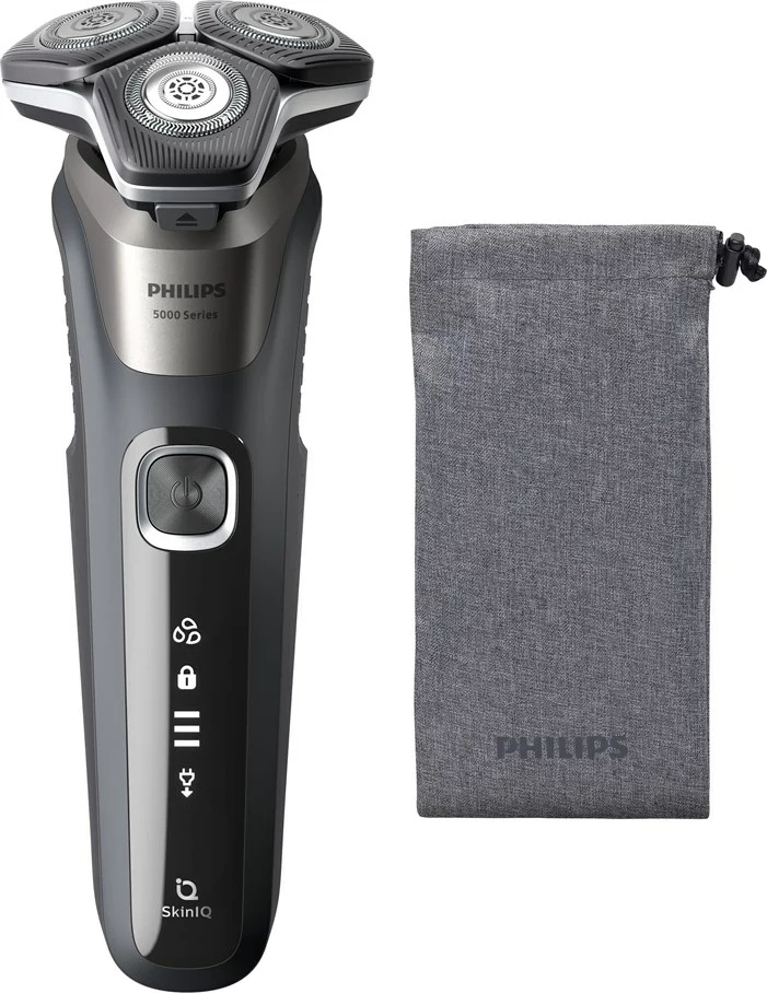 Makinë rroje Philips SHAVER Series 5000 S5887/10, Elektrike, Gri