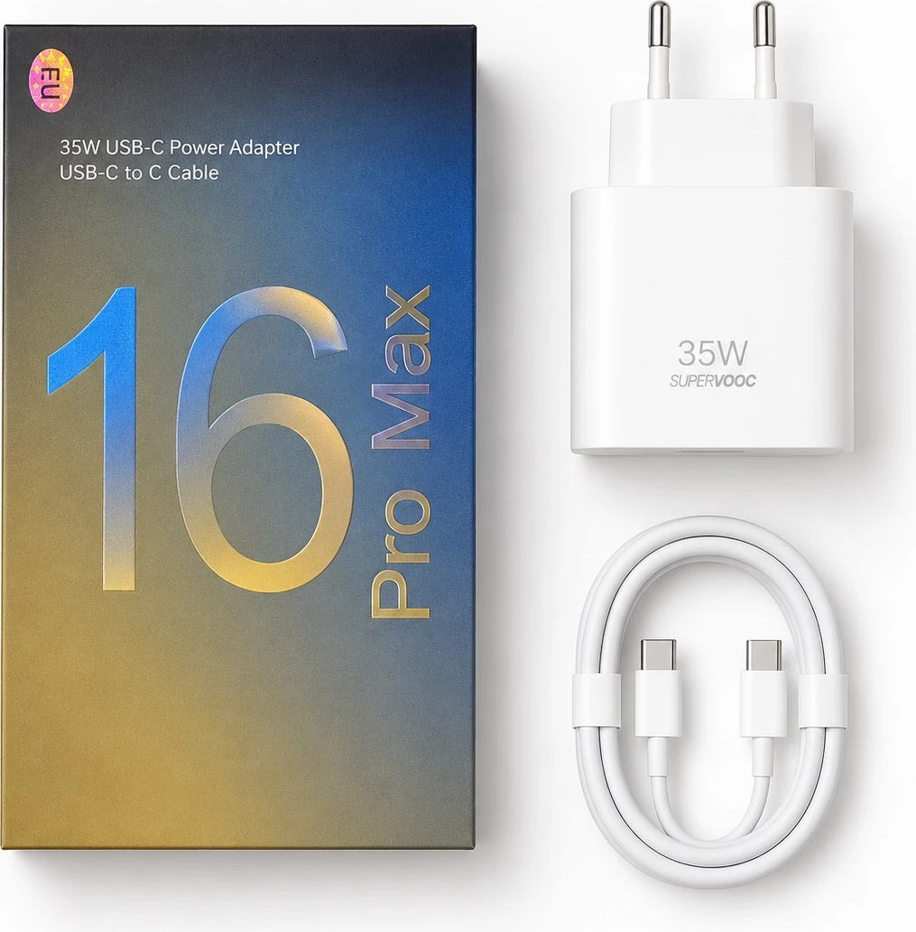 Karikues 35W USB-C për iPhone 16 Pro Max me Kabllo USB-C to USB-C