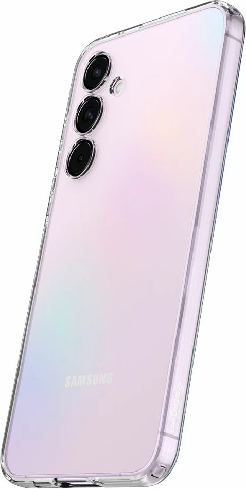 Mbështjellës Spigen Liquid Crystal për Samsung Galaxy A55 5G, TPU i hollë, përthithje goditjesh, përshtatje precize, transparent, 1x