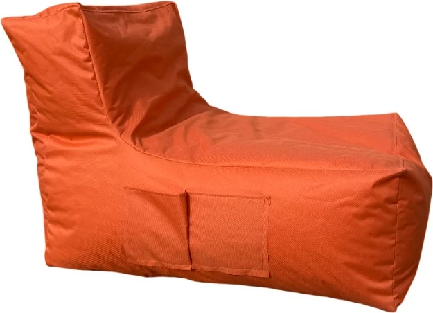 Qebe sedir XXL, portokalli, Atelier del Sofa