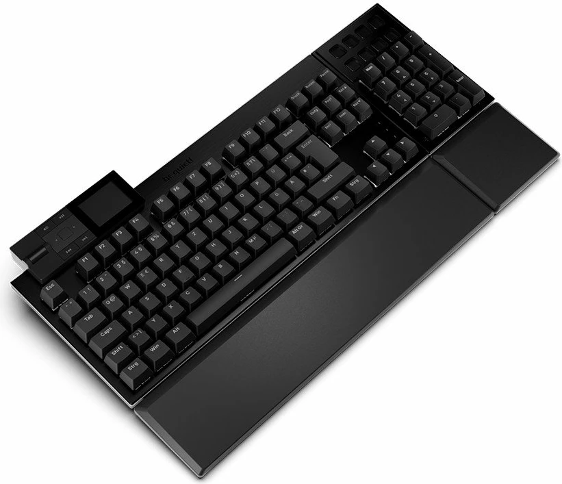 Tastierë mekanike be quiet! Dark Mount BT002US, US QWERTY 100%, switch Silent Tactile, RGB, hot-swap, USB-C, me wrist rest, e zezë