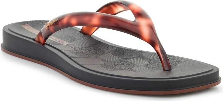 Flip-flopa për femra Ipanema Glow Trendy AD 27419-BR843, të zeza/turtle/brown [Madhësia: 40]