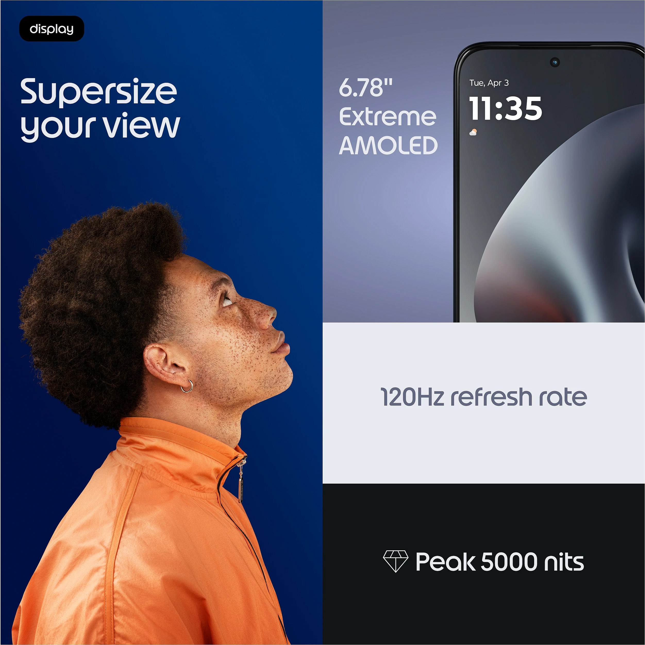 Celular Motorola Moto G87, 8GB RAM 256GB, 5G, AMOLED 6.78", Overture
