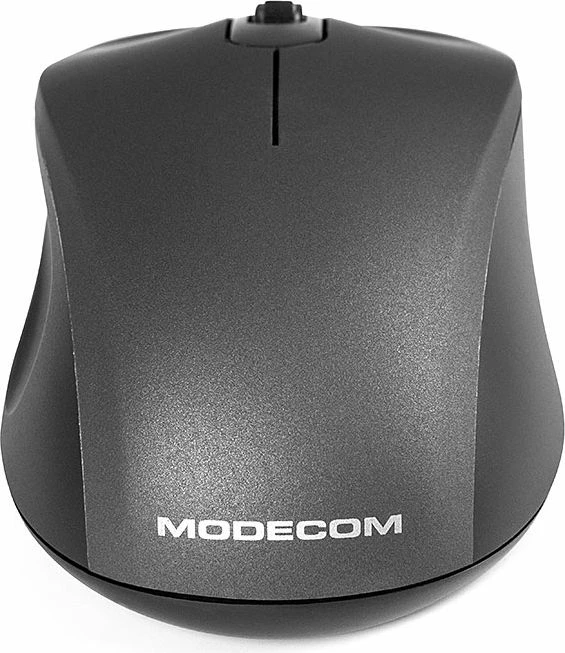 Maus Modecom WM10S Silent 1600 DPI wireless USB, e zezë