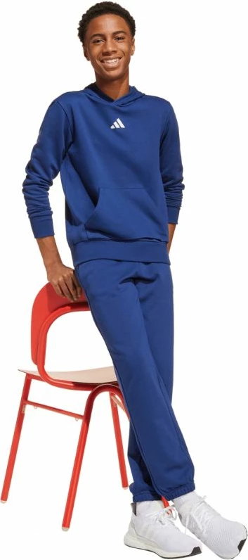 Duks për fëmijë adidas, navy blue [Madhësia: 128 cm]