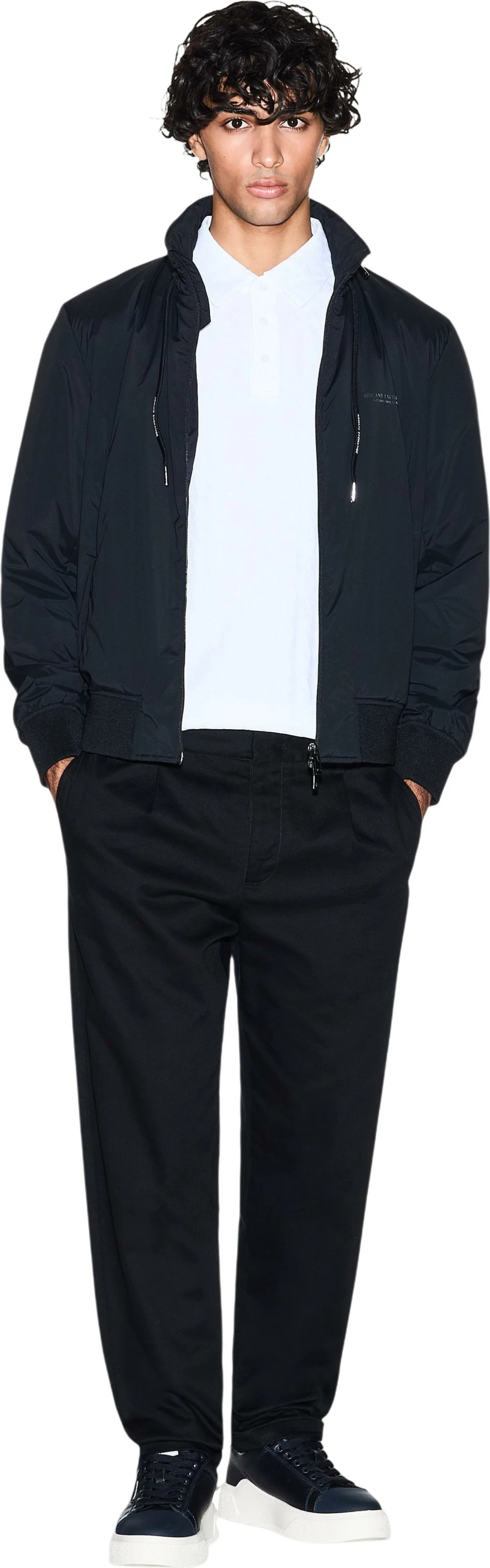 Maicë polo për meshkuj Armani Exchange XM001292 AF10337, e bardhë [Madhësia: XL]