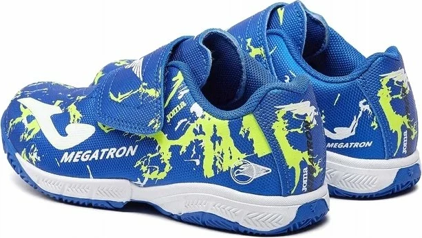 Këpucë futsalli Joma Megatron 2404 Jr IN, nr. 24, me rrip Velcro, blu