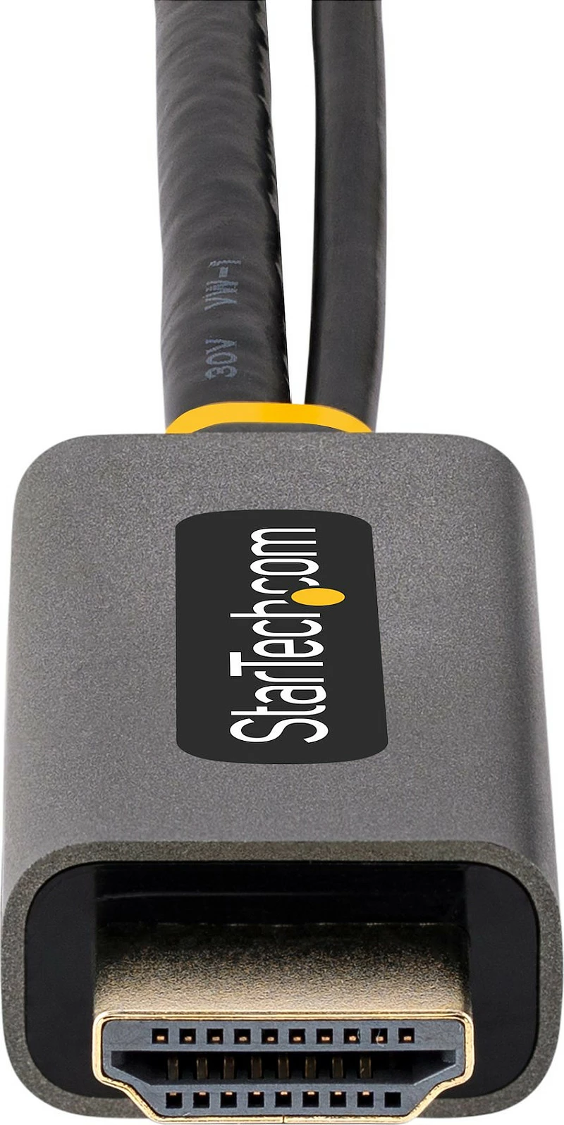 Adapter kabllo HDMI në DisplayPort StarTech, 30cm, 4K 60Hz, HDR, USB me rrymë, e zezë/gri