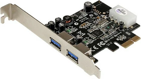 Kartelë zgjerimi PCIe StarTech.com PEXUSB3S25, 2x USB 3.2 Gen 1, UASP, 5 Gbps, full/low profile, e zezë/argjend