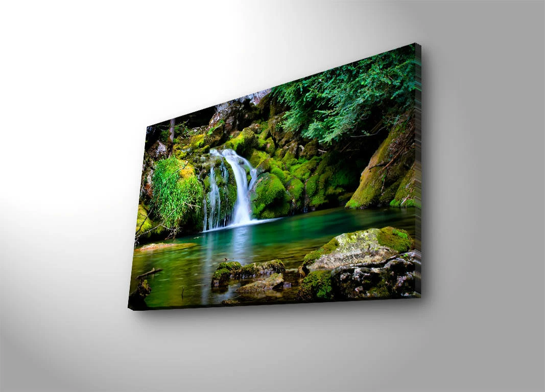 Pikturë dekorative me drita LED, shumëngjyrëshe, 45x70cm, 4570DACT-34