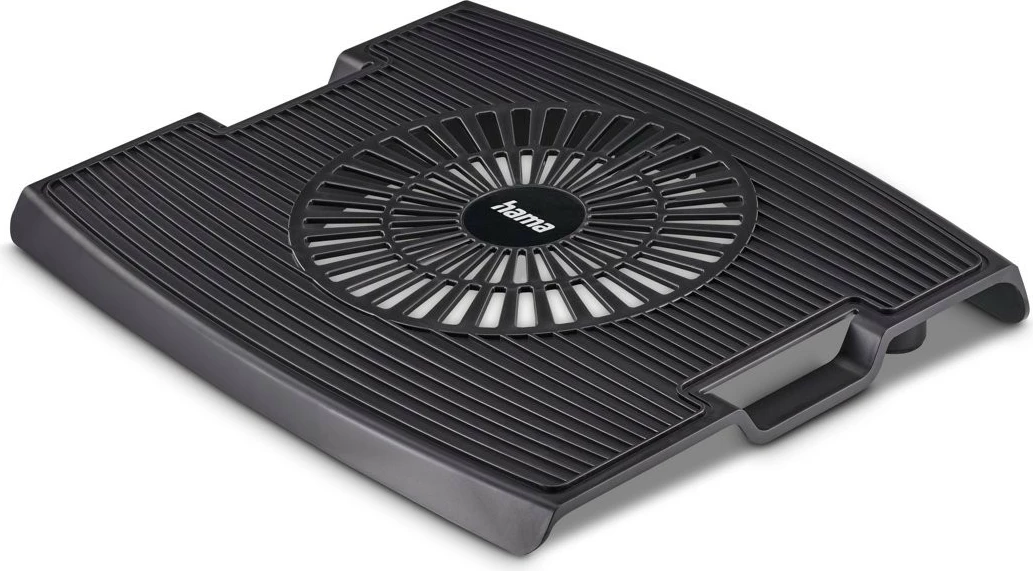 Mbajtës ftohës për laptop Hama 126810, plastikë, për ekrane deri 15.6 inç, i zi