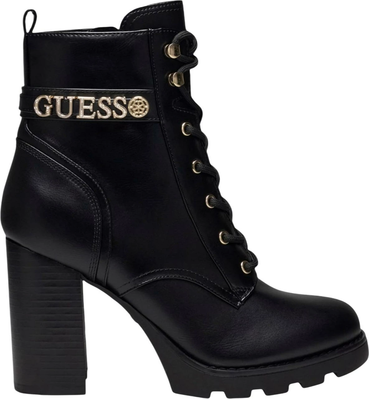 Çizme të shkurta për femra Guess NEELA FLFNEE ELE10, të zeza