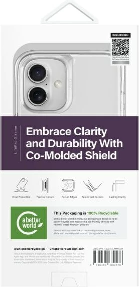 Mbështjellës UNIQ LifePro Xtreme për iPhone 16 Plus, Transparent