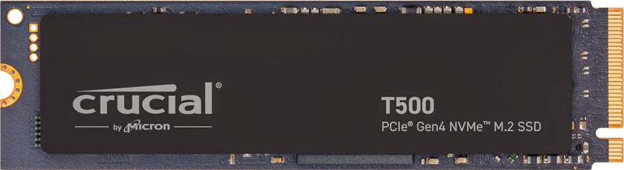 SSD Crucial T500 4TB M.2 NVMe PCIe Gen4 me heatsink, e zezë