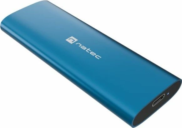 Kuti SSD NATEC Rhino M.2 NVMe Lite, USB-C 3.2, kaltër