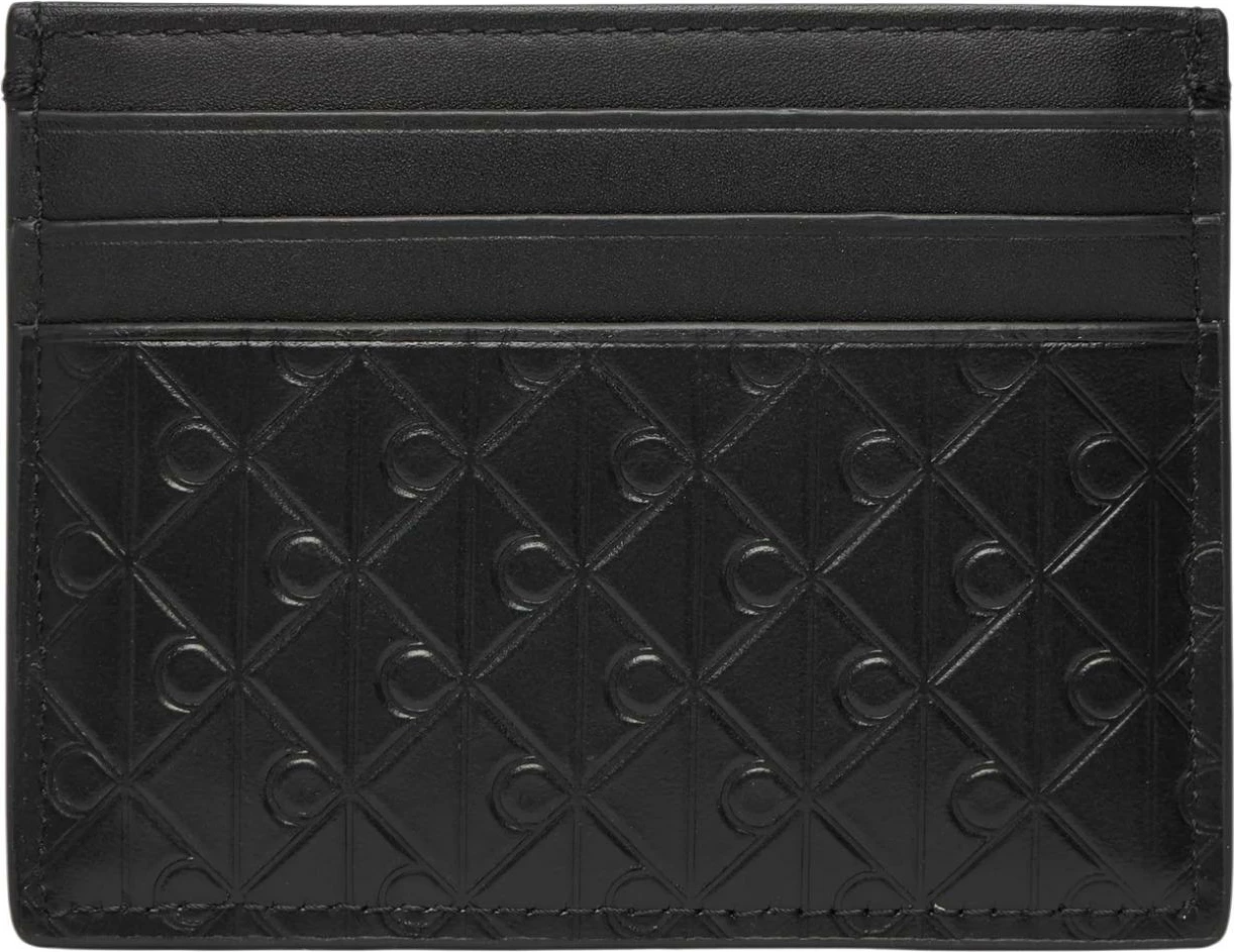 Portofol për karta Calvin Klein LV04D1128G për meshkuj, i zi