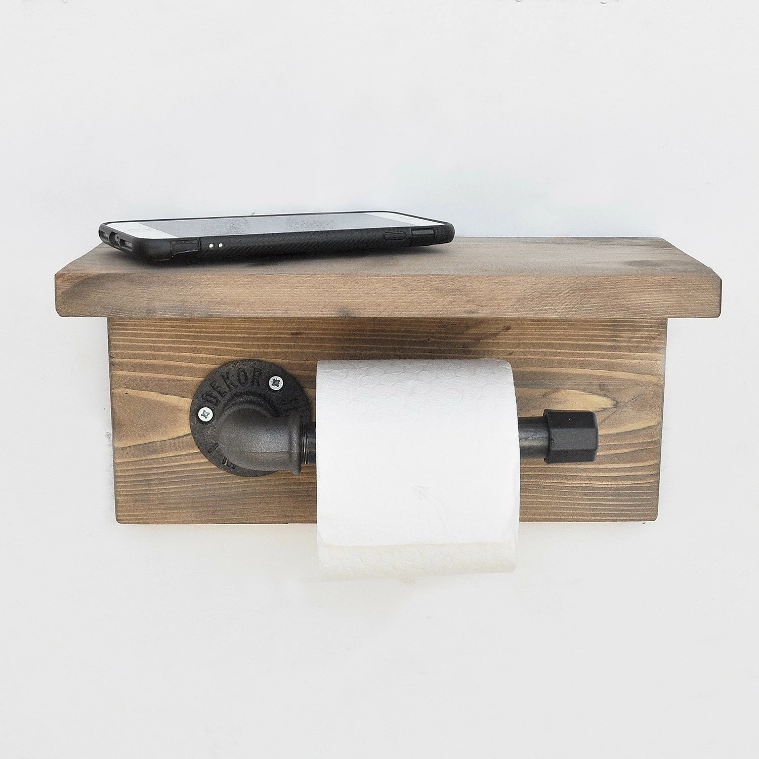 Varëse Pipe Hanah Home, ngjyrë arre dhe e zezë, Boruraf170