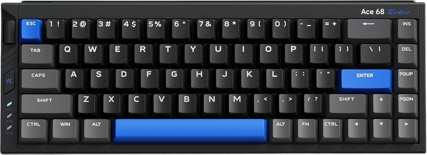 Tastierë gaming Mchose Ace 68 Turbo, 65%, RGB, Mount Tai Magnetic Switch GT, e zezë